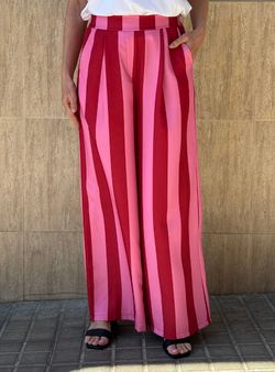 Pantalón de rayas palazzo