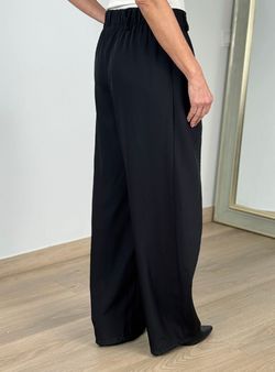 Pantalón doble solapa negro