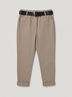 Pantalón jogger beige