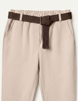 Pantalón jogger beige