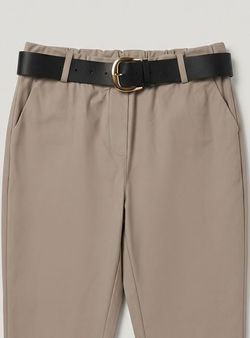 Pantalón jogger beige