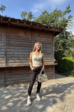 Pantalón jogger marrón chocolate