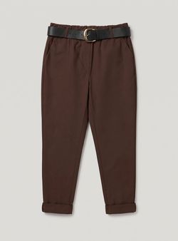 Pantalón jogger marrón