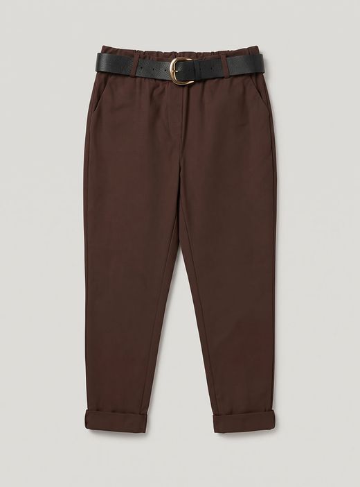 Pantalón jogger marrón