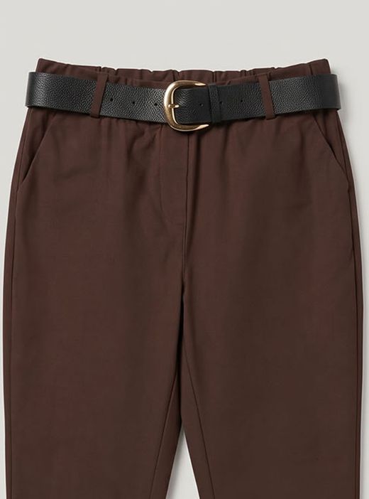 Pantalón jogger marrón