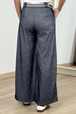 Pantalón palazzo denim azul