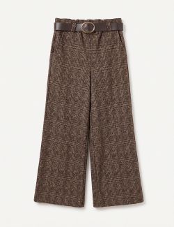 Pantalón Palazzo Jaspeado Marrón