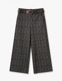 Pantalón Palazzo Jaspeado Negro