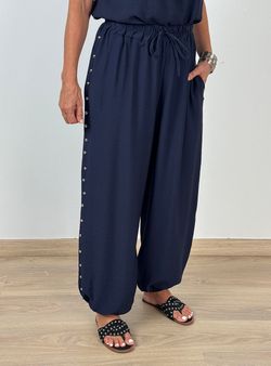 Pantalón tachas Subur marino