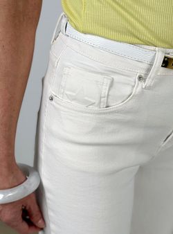 Pantalón wide leg estrellas blanco