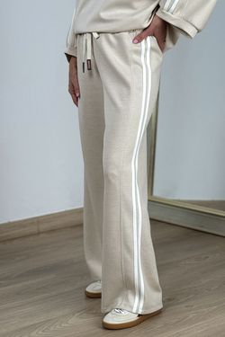 Pantalones chándal beige