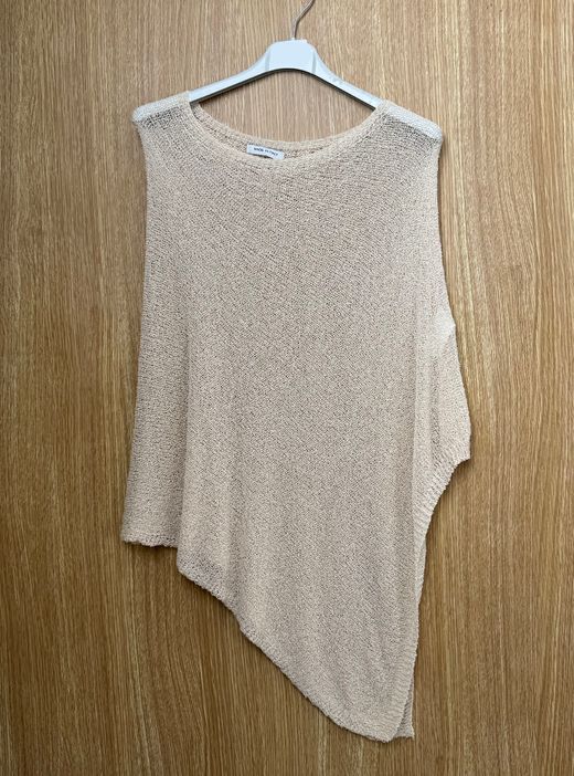 Poncho calado Begur beige