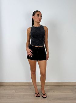 Shorts Estrella Purpurina negro