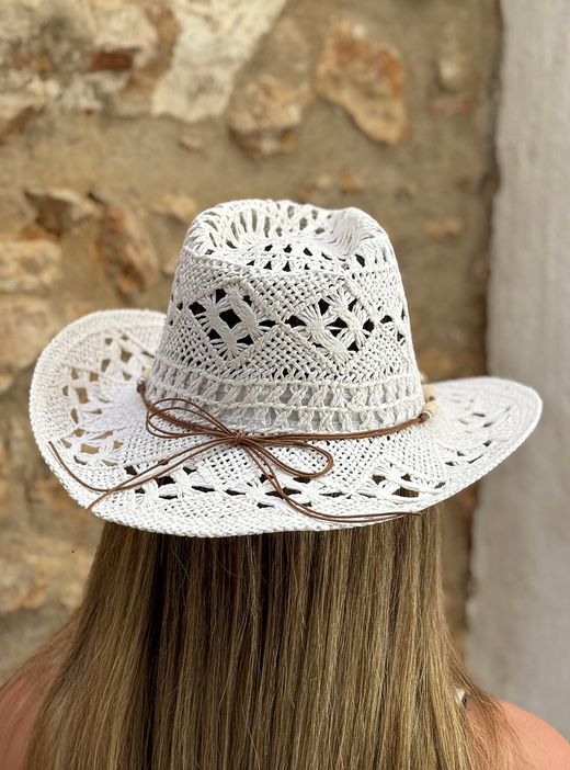 Sombrero Boho blanco