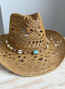 Sombrero Boho marrón tostado