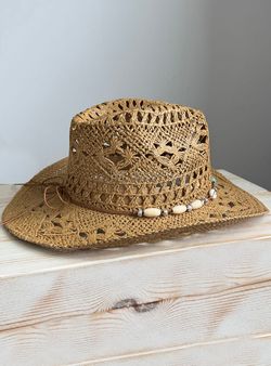Sombrero Boho marrón tostado