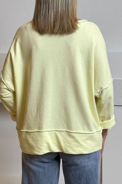 Sudadera Ti amo amarilla