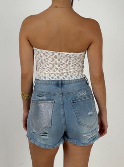 Top Bandeau Asimétrico blanco