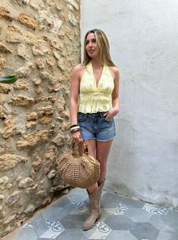 Top Binibeca amarillo