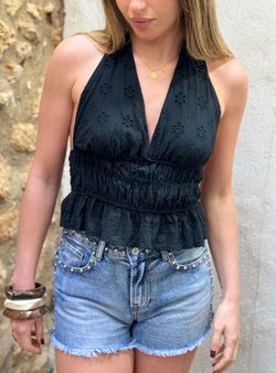 Top Binibeca negro