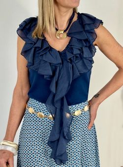 Top volantes Benedetta marino