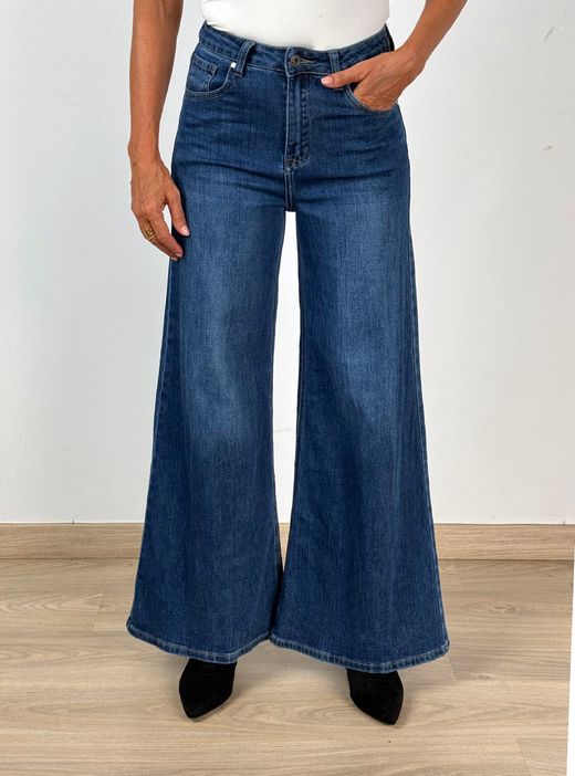 Vaqueros Wide Leg Azul Índigo