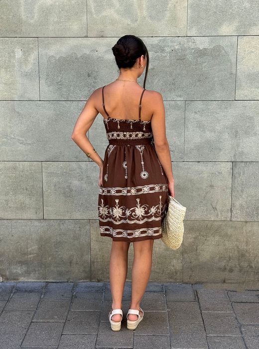 Vestido Altea marrón