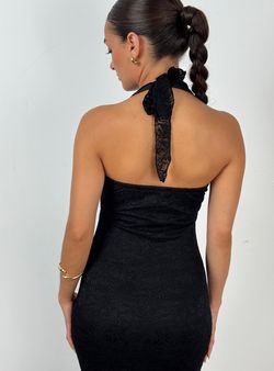 Vestido blonda Sara negro