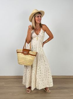 Vestido Boho Luna crudo