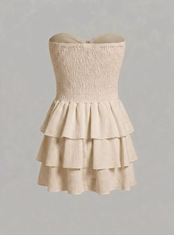 Vestido Brisa beige