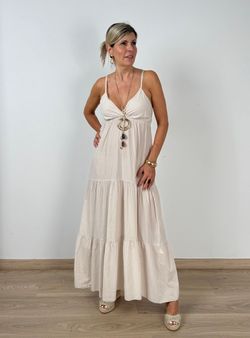 Vestido Calonge beige