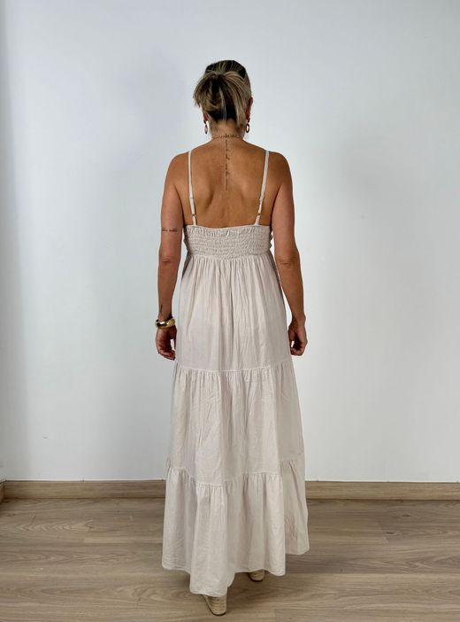 Vestido Calonge beige