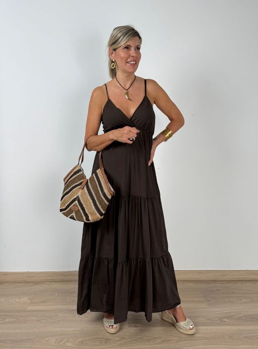 Vestido Calonge marrón
