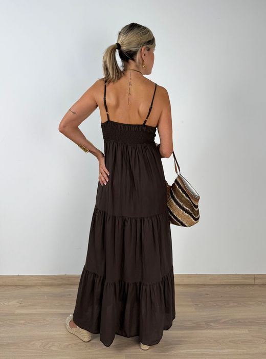 Vestido Calonge marrón