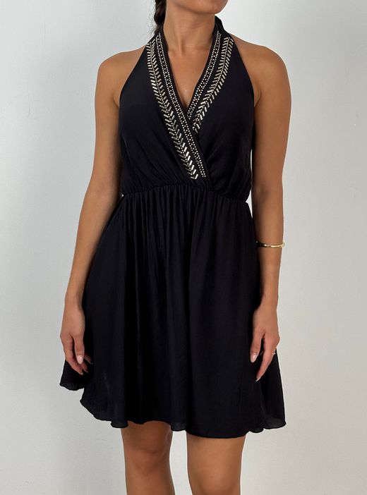 Vestido corto Brenda negro