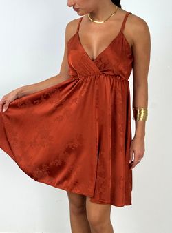 Vestido corto Diana teja