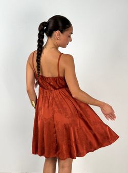 Vestido corto Diana teja