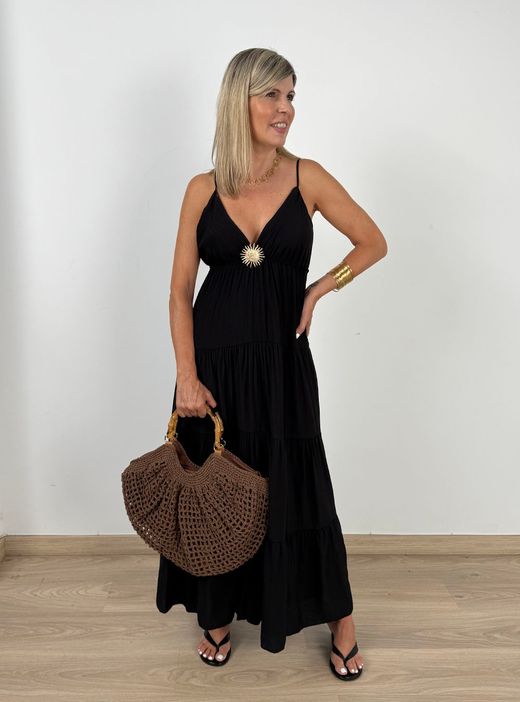 Vestido Estepona negro