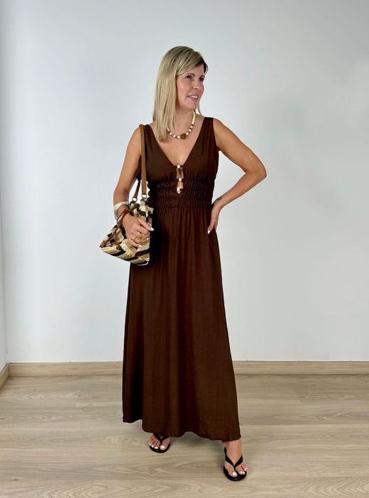 Vestido Guajira marrón