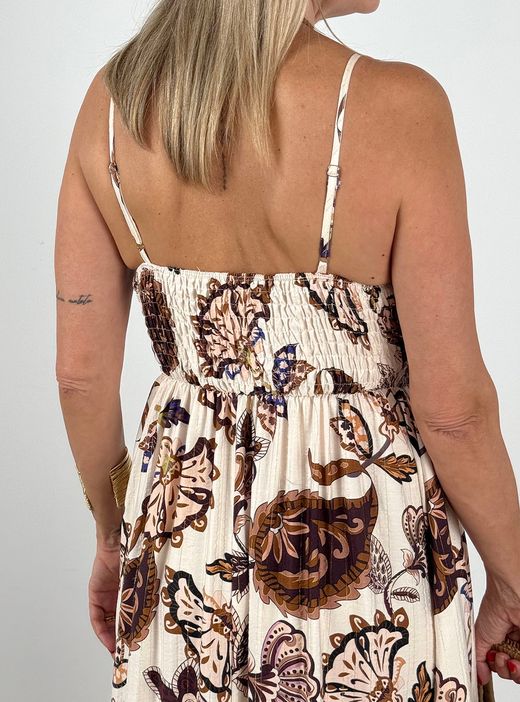Vestido Ibiza crudo-marrón