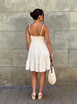 Vestido Illetes blanco