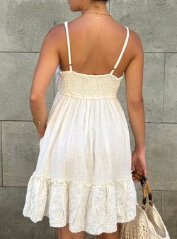 Vestido Illetes blanco