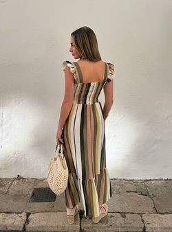 Vestido Inca kaki-beige
