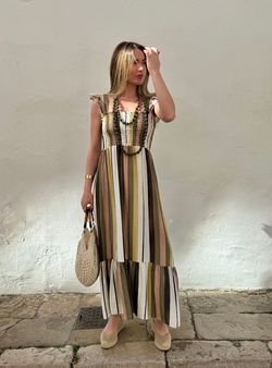 Vestido Inca kaki-beige