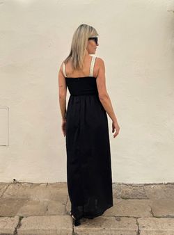 Vestido macramé Elda negro
