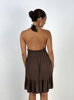 Vestido Marilyn marrón