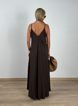 Vestido Maxi Brisa marrón