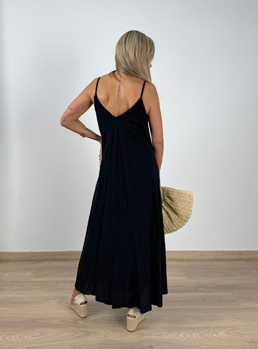 Vestido Maxi Brisa Negro