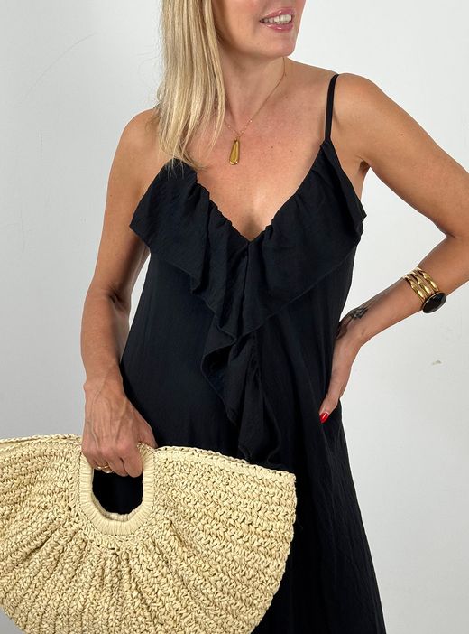 Vestido Maxi Brisa Negro