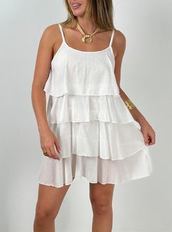 Vestido Minivolantes blanco